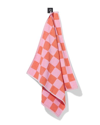 K&uuml;chenhandtuch 50&nbsp;x&nbsp;50&nbsp;cm Baumwolle rosa kariert - 5440009 - HEMA