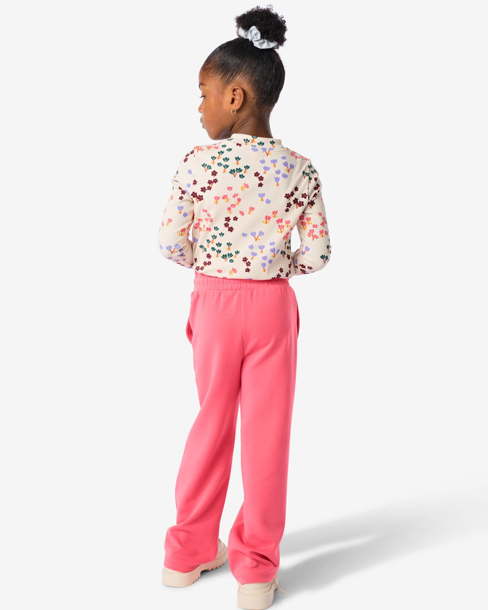 pantalon enfant avec couture d&eacute;corative rose - 30874921PINK - HEMA