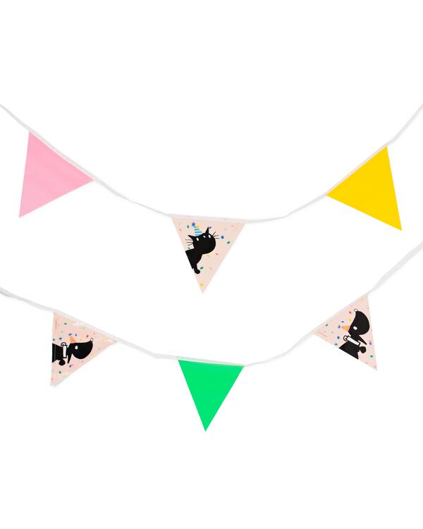 guirlande de fanions Takkie et Siepie 10m plastique - 14250434 - HEMA