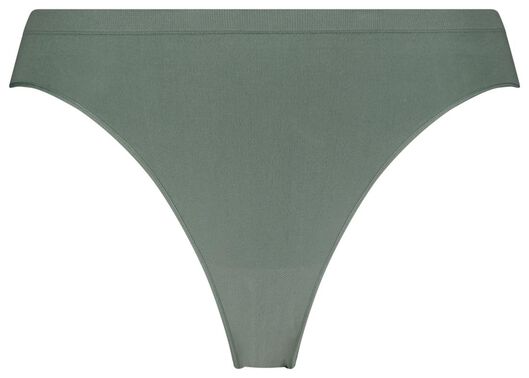 slip femme sans coutures micro vert vert - 1000025803 - HEMA