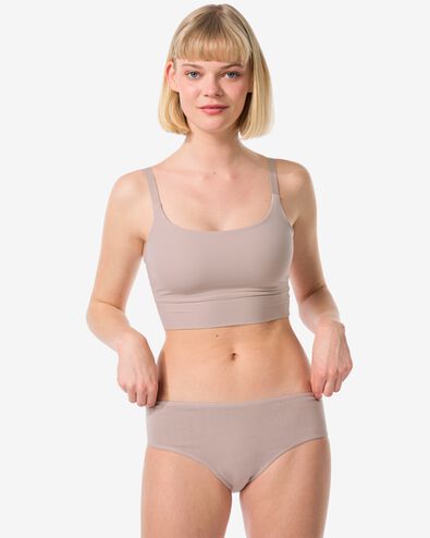 Culotte d'incontinence en coton pour l&eacute;g&egrave;res fuites urinaires beige beige - 19640665BEIGE - HEMA