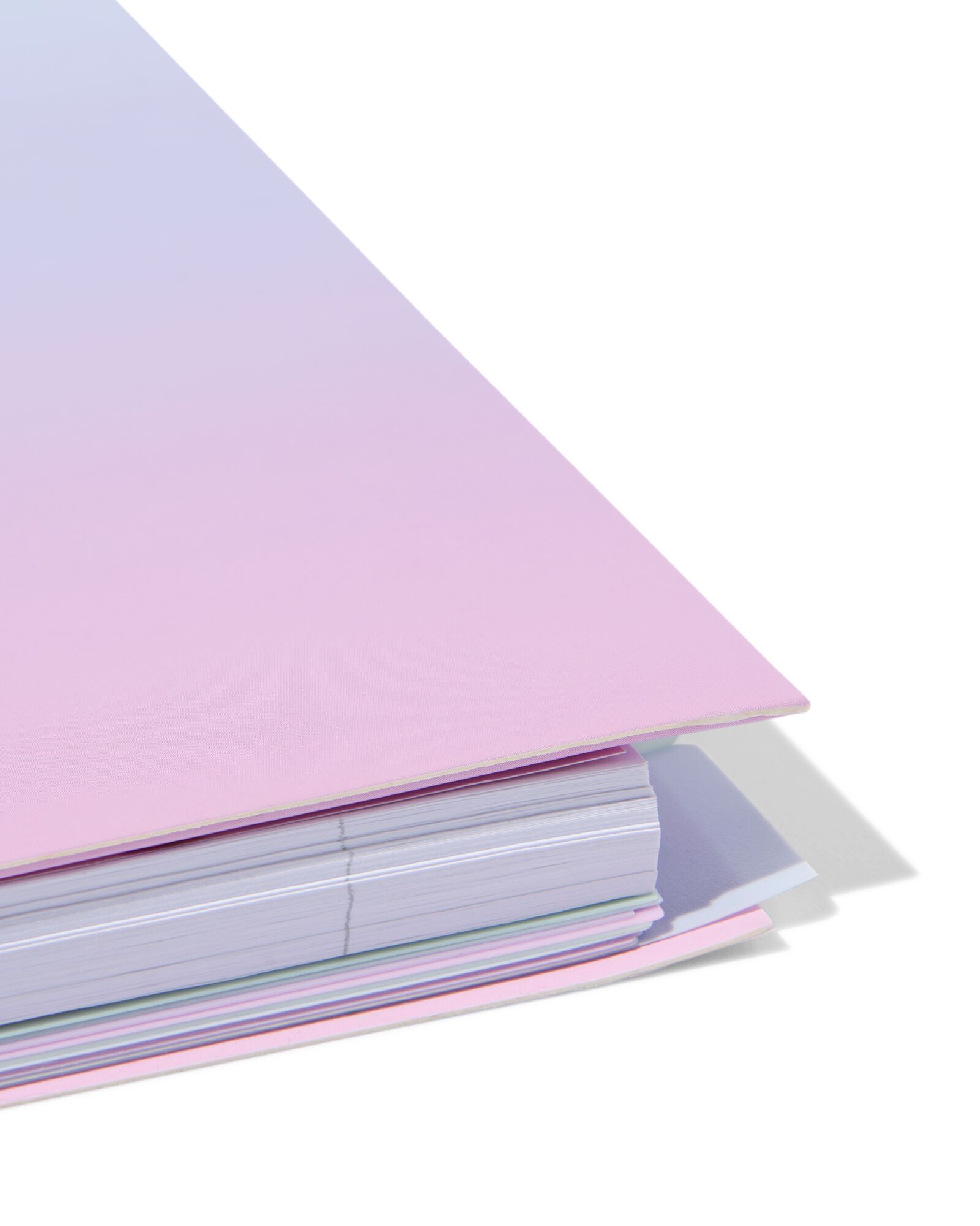 Cahier &agrave; spirale 10 en 1 A4 lignes d&eacute;grad&eacute; de couleurs - 14102216 - HEMA