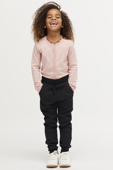pantalon sweat enfant relief noir - 1000025872 - HEMA