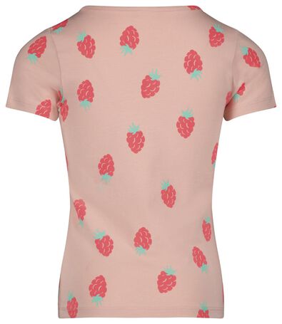 Kinder-T-Shirt, Himbeeren rosa - 1000024059 - HEMA