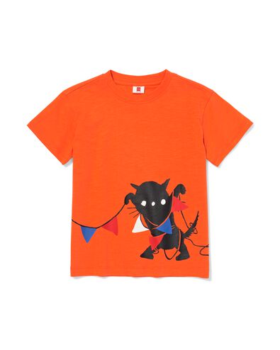 Siepie-Kinder-T-Shirt, K&ouml;nigstag orange orange - 30851309ORANGE - HEMA