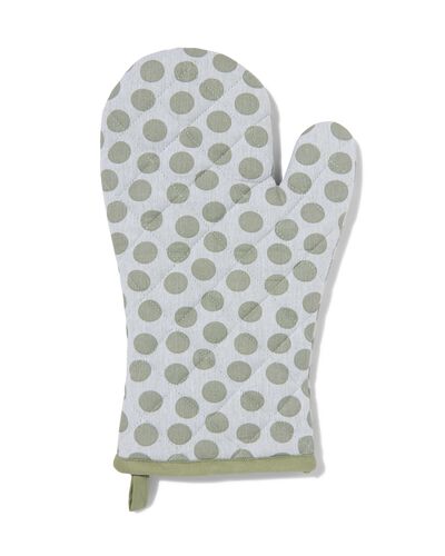 gant &eacute;pais 32x20 pois verts - 5400143 - HEMA