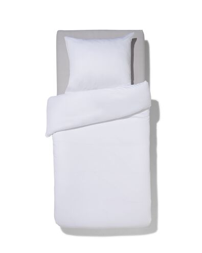 Bettbezug 140 &times; 200/220 cm, Hotel, Baumwollsatin, wei&szlig; - 5790149 - HEMA