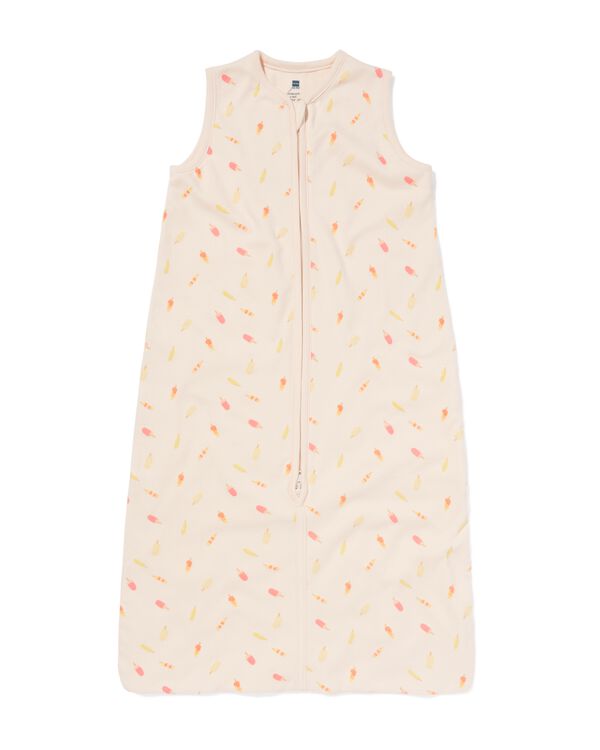 babyslaapzak mouwloos katoen 1tog ijsjes gebroken wit gebroken wit - 33310660OFFWHITE - HEMA