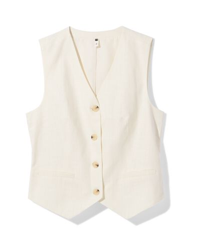 cardigan femme Isla blanc blanc - 36208640WHITE - HEMA
