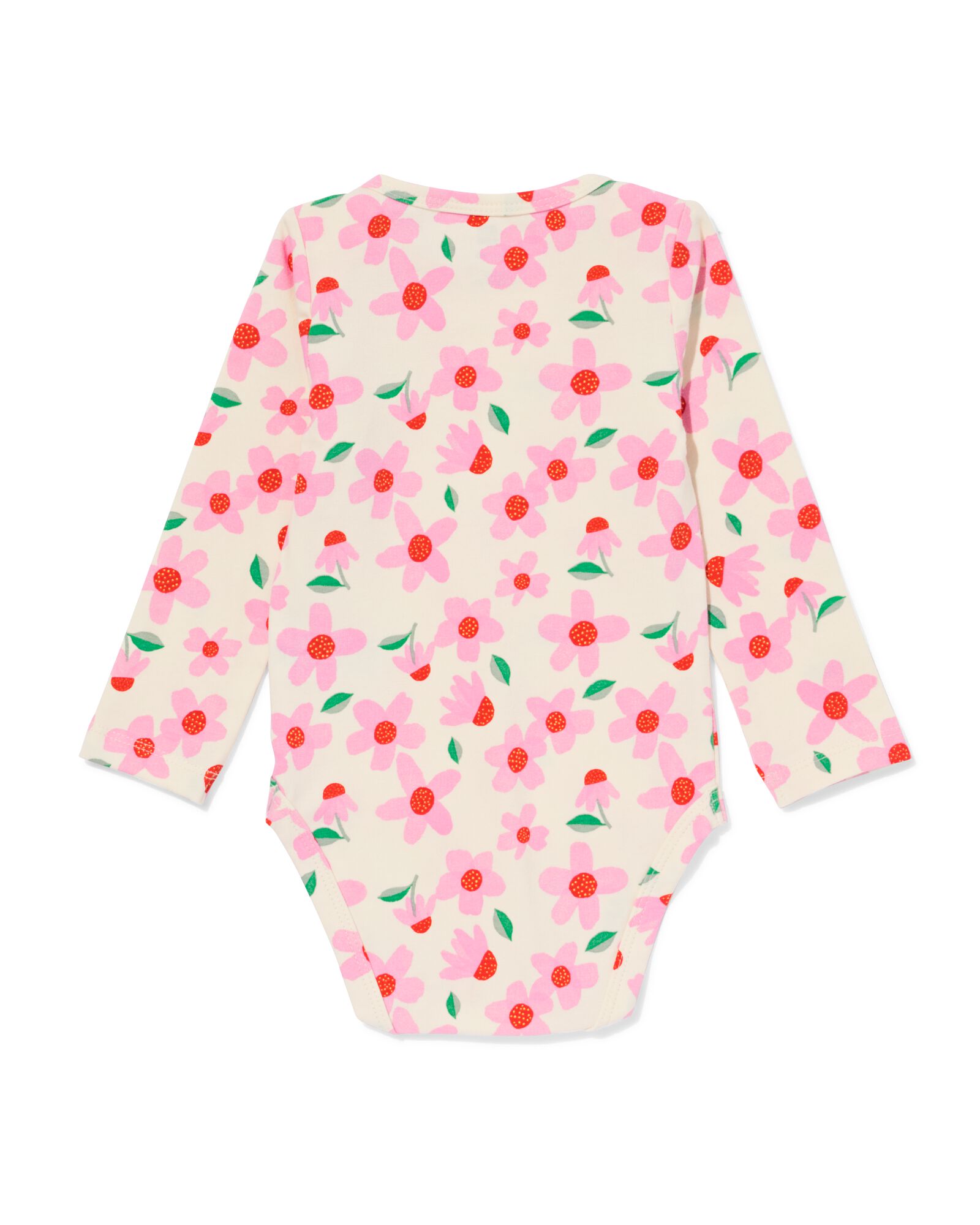 body extensible fleurs rose rose - 33300850PINK - HEMA