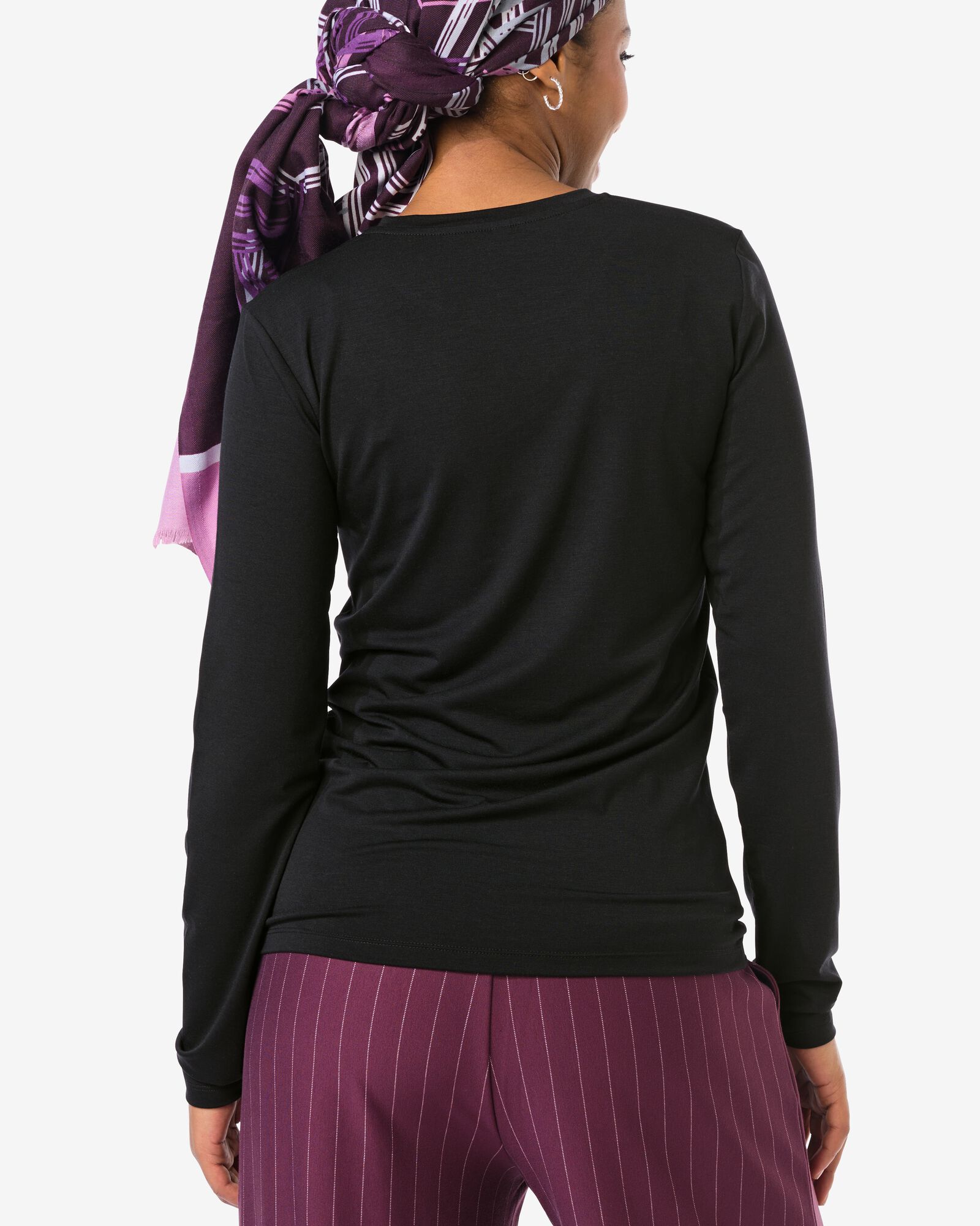 Damen-T-Shirt Lona, Jersey schwarz schwarz - 36206570BLACK - HEMA