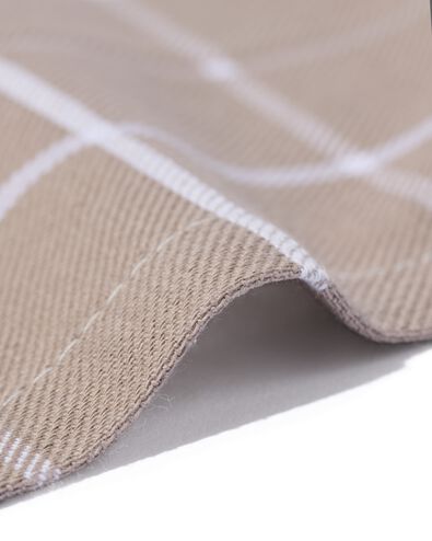 4 torchons et essuie-mains marron - 5440264 - HEMA