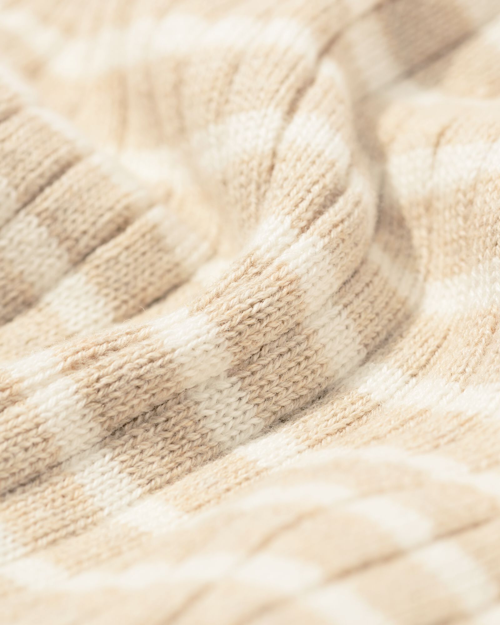 Newborn-Jumpsuit, gerippt mit Streifen sandfarben sandfarben - 33449020SAND - HEMA