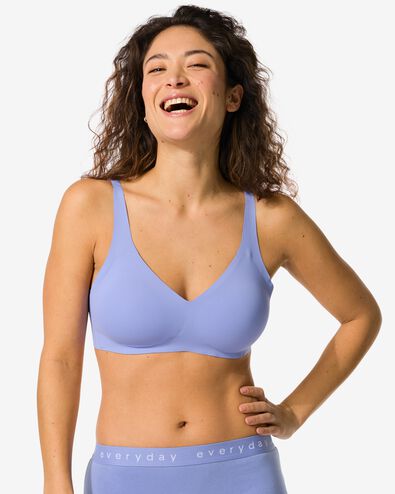 Ultimate Comfort BH ohne Bügel  blau - 21840265BLUE - HEMA