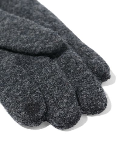 dameshandschoenen wol touchscreen zwart zwart - 1000020748 - HEMA