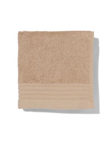 essuie-mains 50x50 coton sable - 5420085 - HEMA