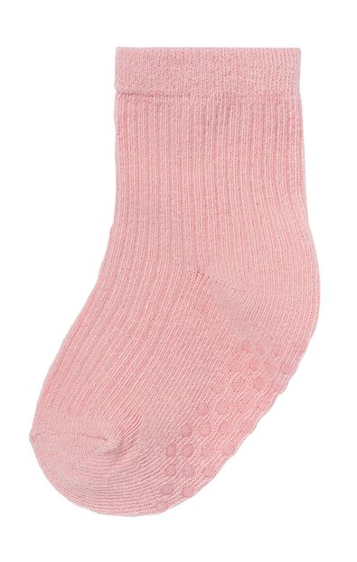 baby sokken met katoen - 5 paar roze 6-12 m - 4770342 - HEMA