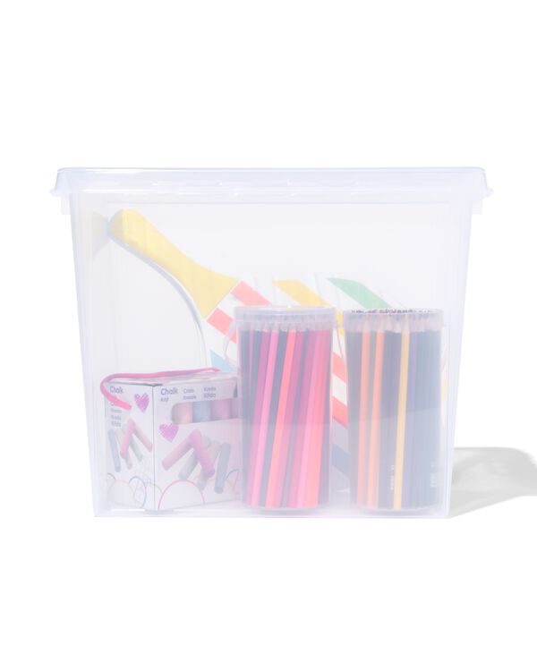 bo&icirc;te de rangement 25L Madrid transparent 40x30x32 40 x 30 x 32 Madrid - 39890003 - HEMA