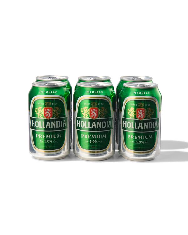 Hollandia bier 6x33cl - 17460009 - HEMA