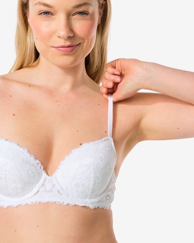 Vorgeformter Spitzen-BH mit B&uuml;gel wei&szlig; wei&szlig; - 21810400WHITE - HEMA