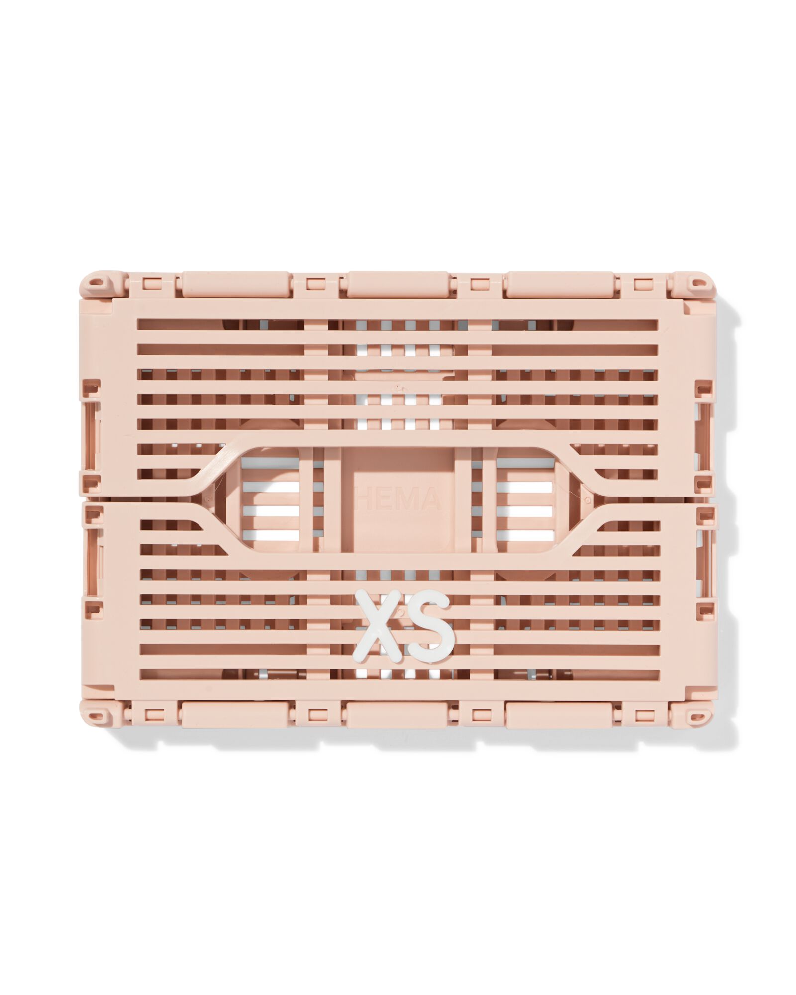 caisse pliable recycl&eacute;e XS rose rose p&acirc;le XS  13 x 18 x 8 - 39821197 - HEMA