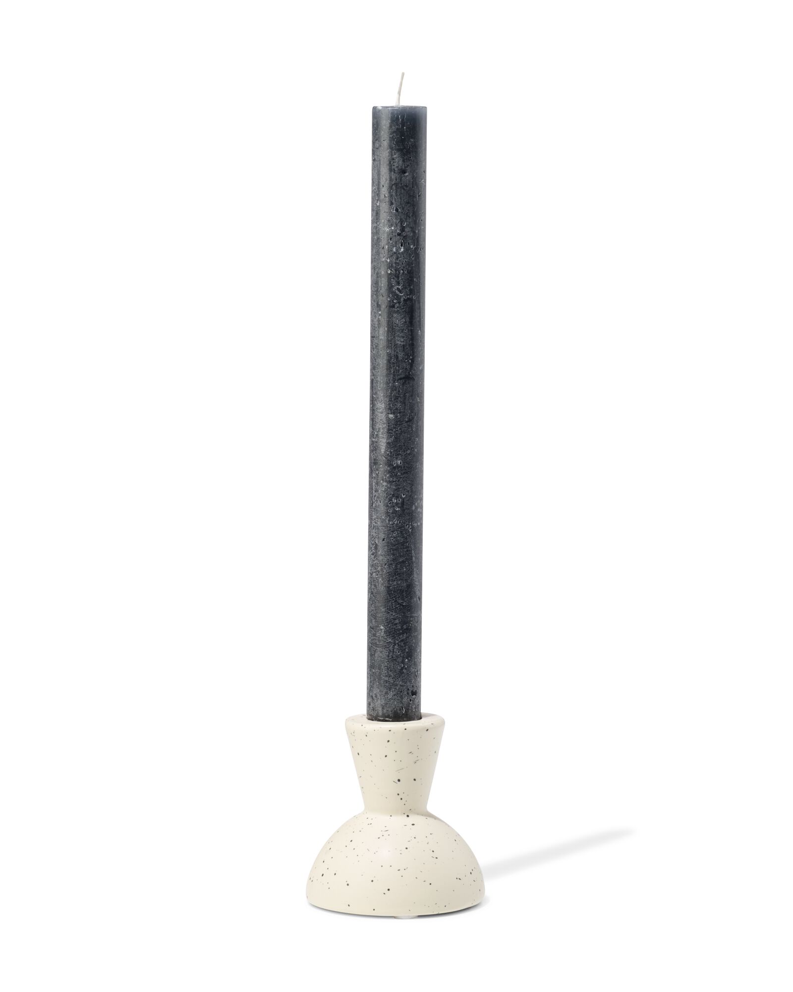 kandelaar 7.8x7.7cm keramiek retro spikkels - 13325028 - HEMA