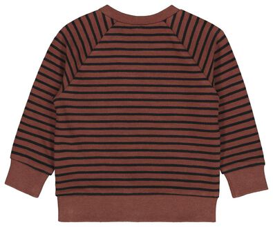 Baby-Sweatshirt, Streifen braun - 1000025490 - HEMA