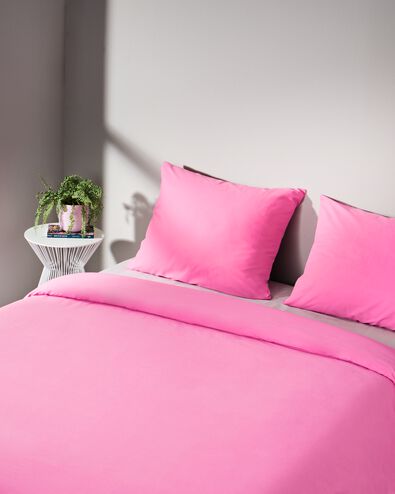 Bettbezug 240 x 200/220 cm, weiche Baumwolle, Pink - 5750075 - HEMA
