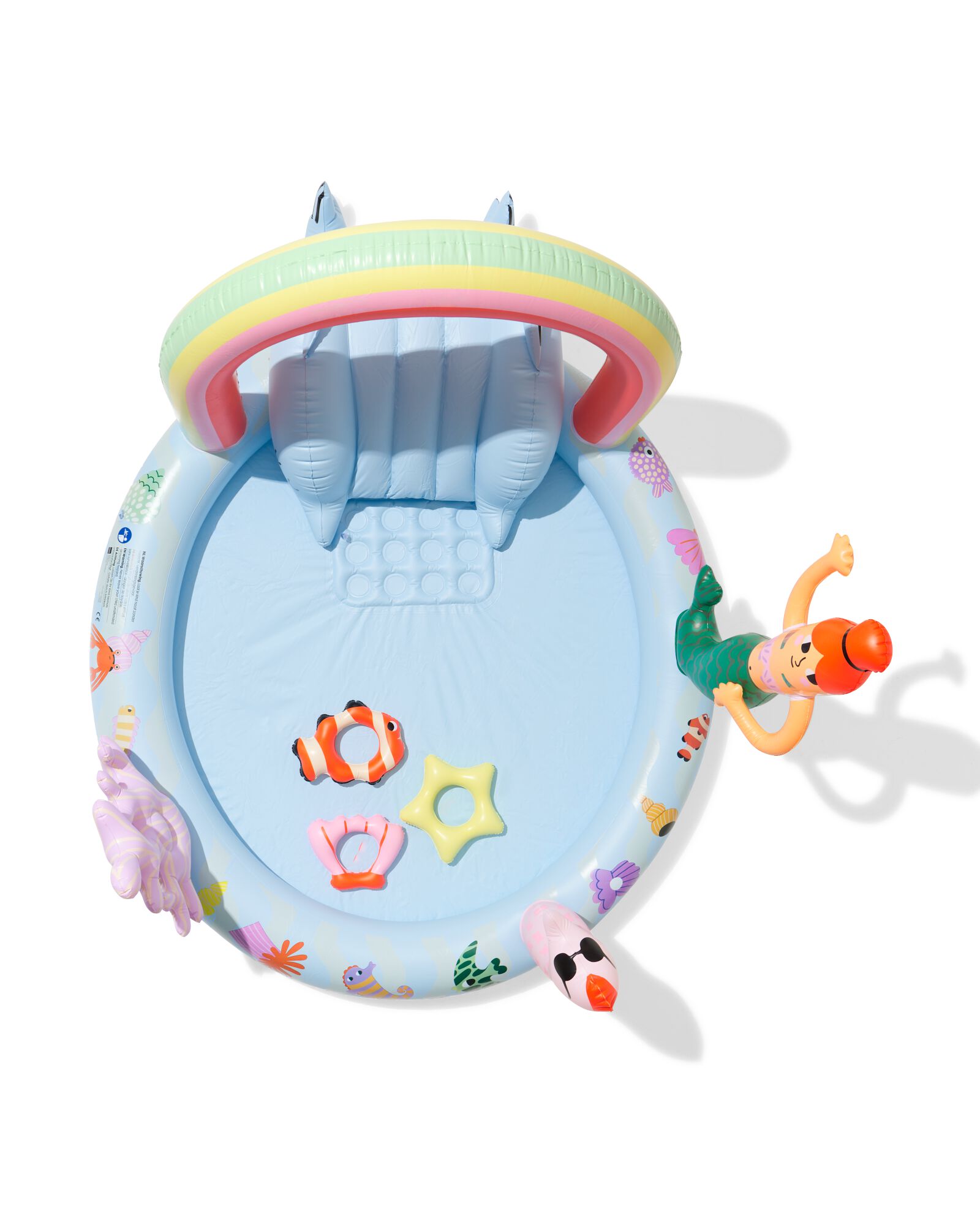 piscine avec jeux 185 x 165&thinsp;cm mer - 15800129 - HEMA