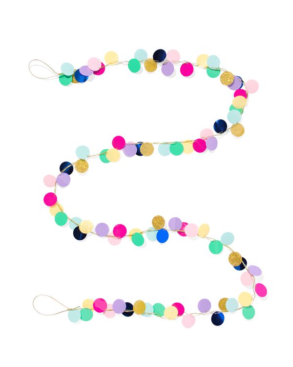 Girlande Plastik Kreise, 2&nbsp;m - 14250148 - HEMA