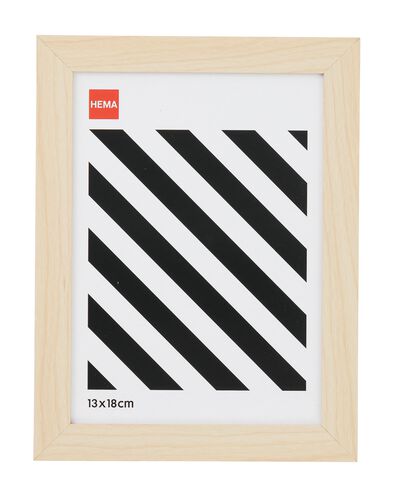 fotolijst hout 13x18 naturel 13 x 18 hout - 13621031 - HEMA