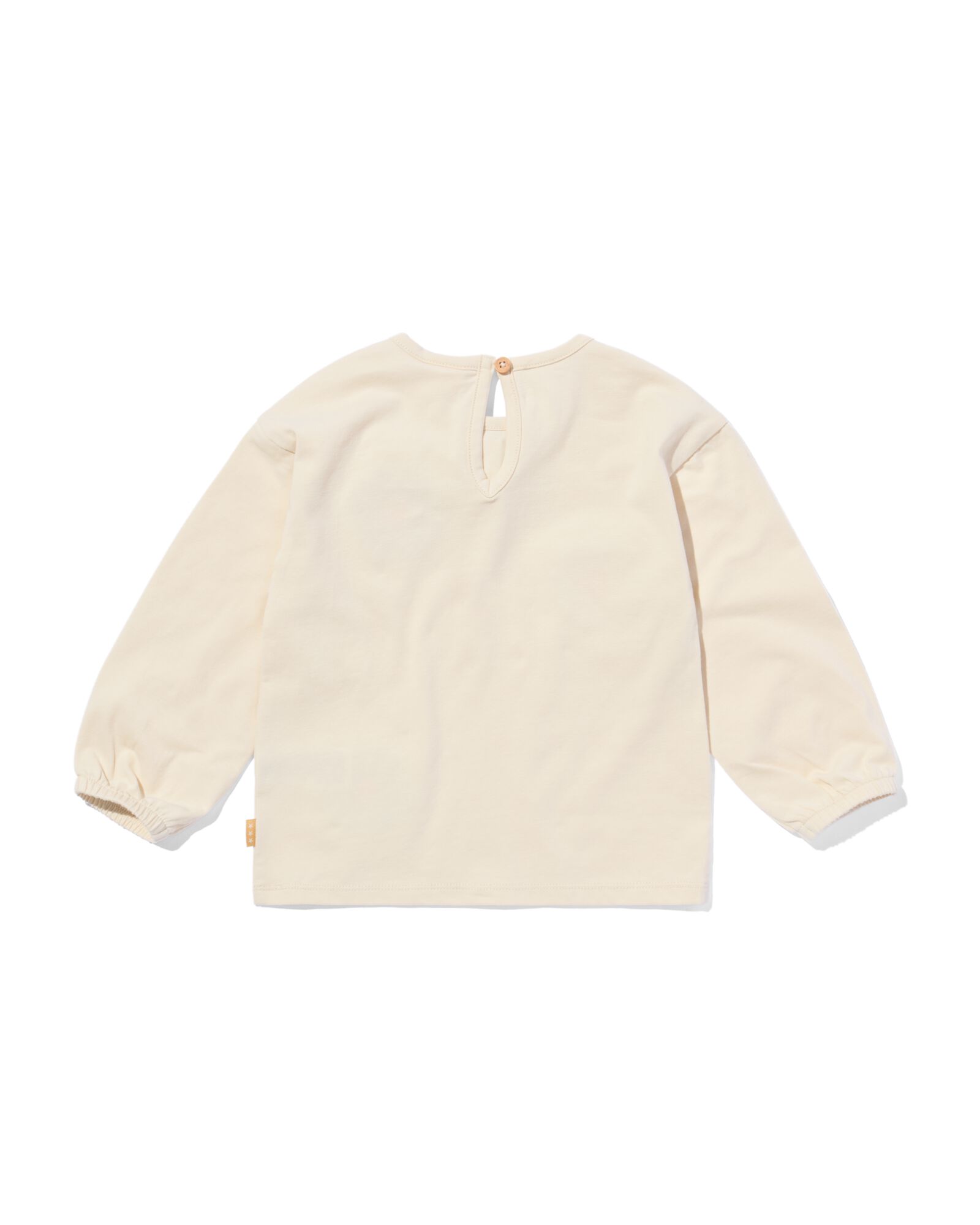 Newborn-T-Shirt, Blumen ecru - 33415120ECRU - HEMA