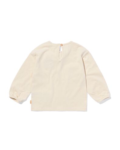 Newborn-T-Shirt, Blumen ecru - 33415120ECRU - HEMA