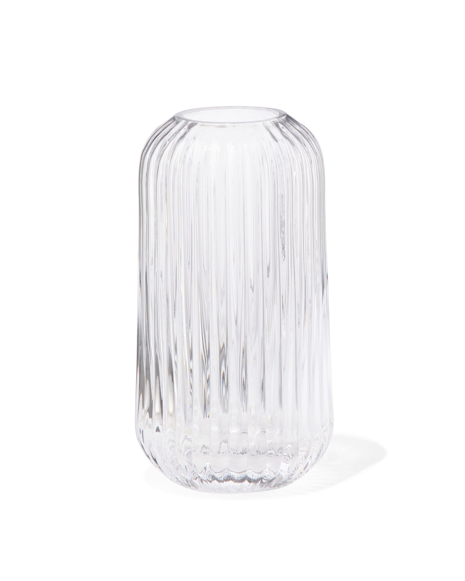 vase pour b&acirc;tonnets parfum&eacute;s ⌀5,5x11cm verre nervur&eacute; transparent - 13507515 - HEMA