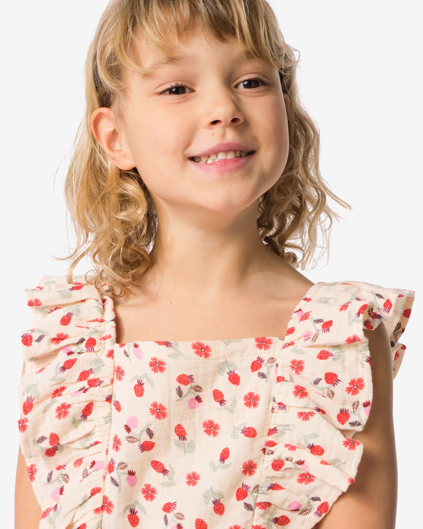 kinderjurk A-lijn ecru ecru - 30848503ECRU - HEMA