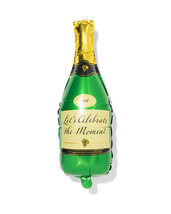ballon aluminium bouteille de champagne 55cm - 14250359 - HEMA