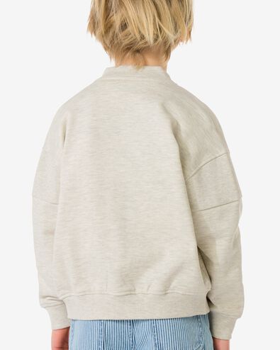 Kinder-Bomberjacke aus Sweatstoff mit Farbkontrasten sandfarben sandfarben - 30716001SAND - HEMA