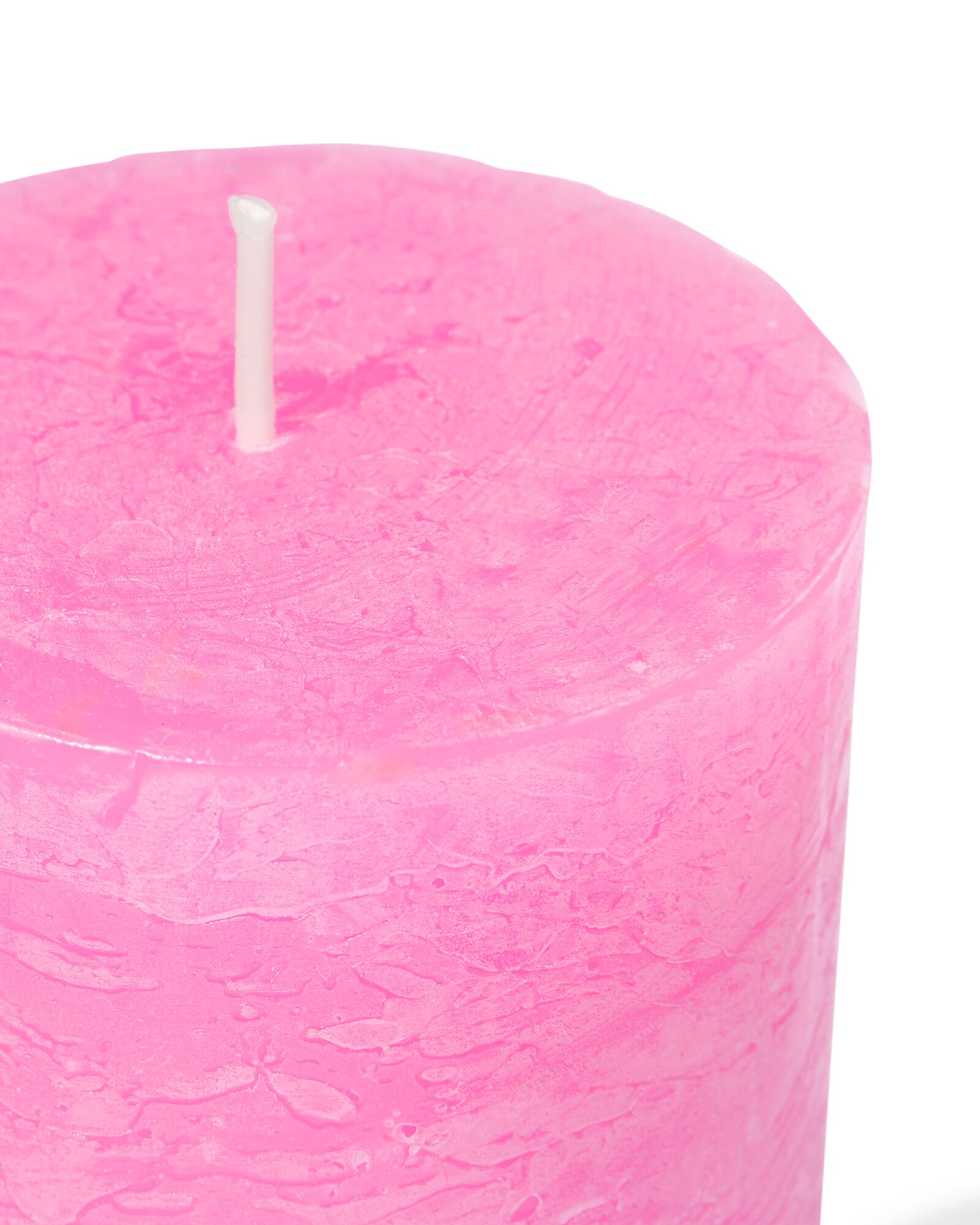 bougie rustique &Oslash;7 x 13 rose fonc&eacute; rose fonc&eacute; 7 x 13 - 13502914 - HEMA