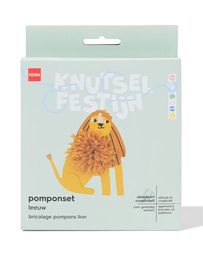 kit pompons lion - 15900339 - HEMA