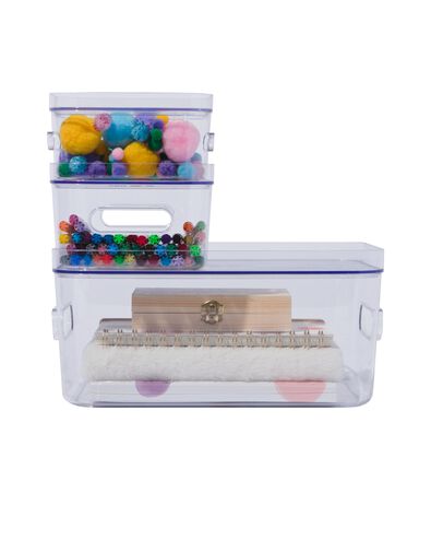 Ordnungsbox-Deckel Helsinki, 14 x 20 x 2 cm, transparent Deckel 14 x 20 Helsinki - 39821144 - HEMA