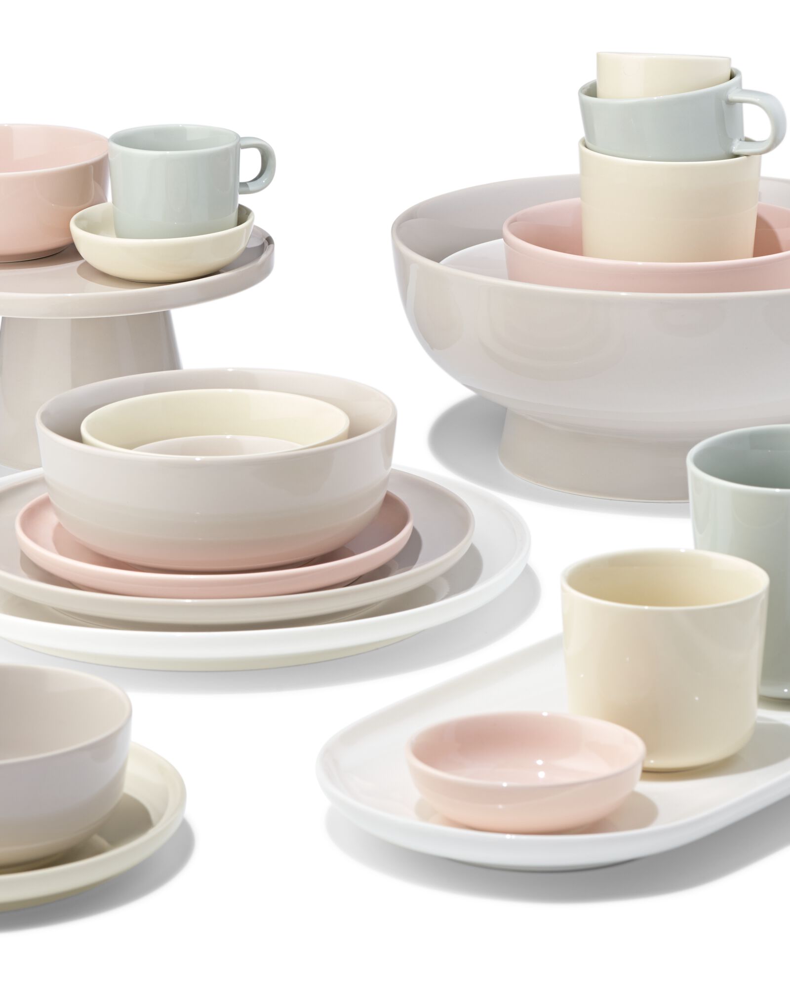 assiette plate ⌀26,5cm KNAP new bone blanche - 9650300 - HEMA