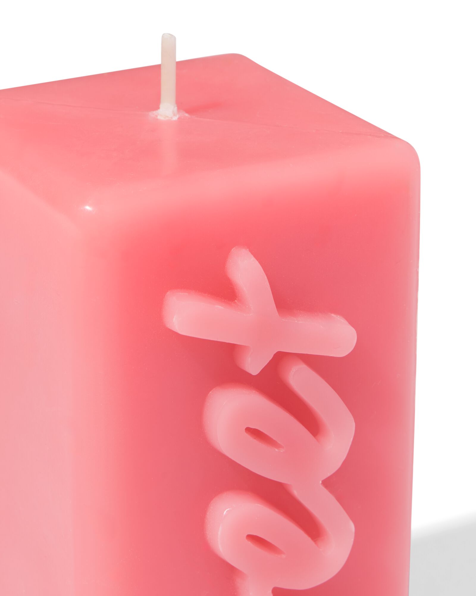 bougie 12,5 cm "sweet" rose - 61100294 - HEMA