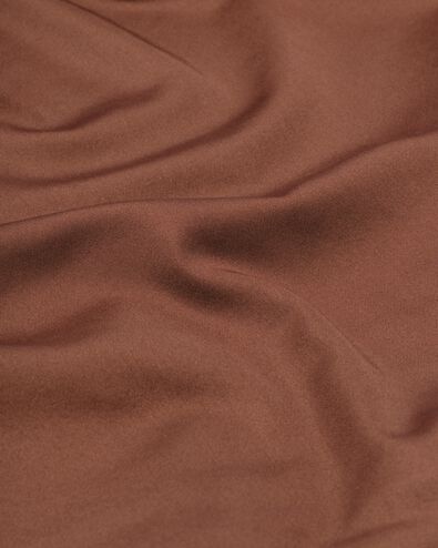 housse de couette 140x200/220 cm coton h&ocirc;tel satin marron - 5700279 - HEMA