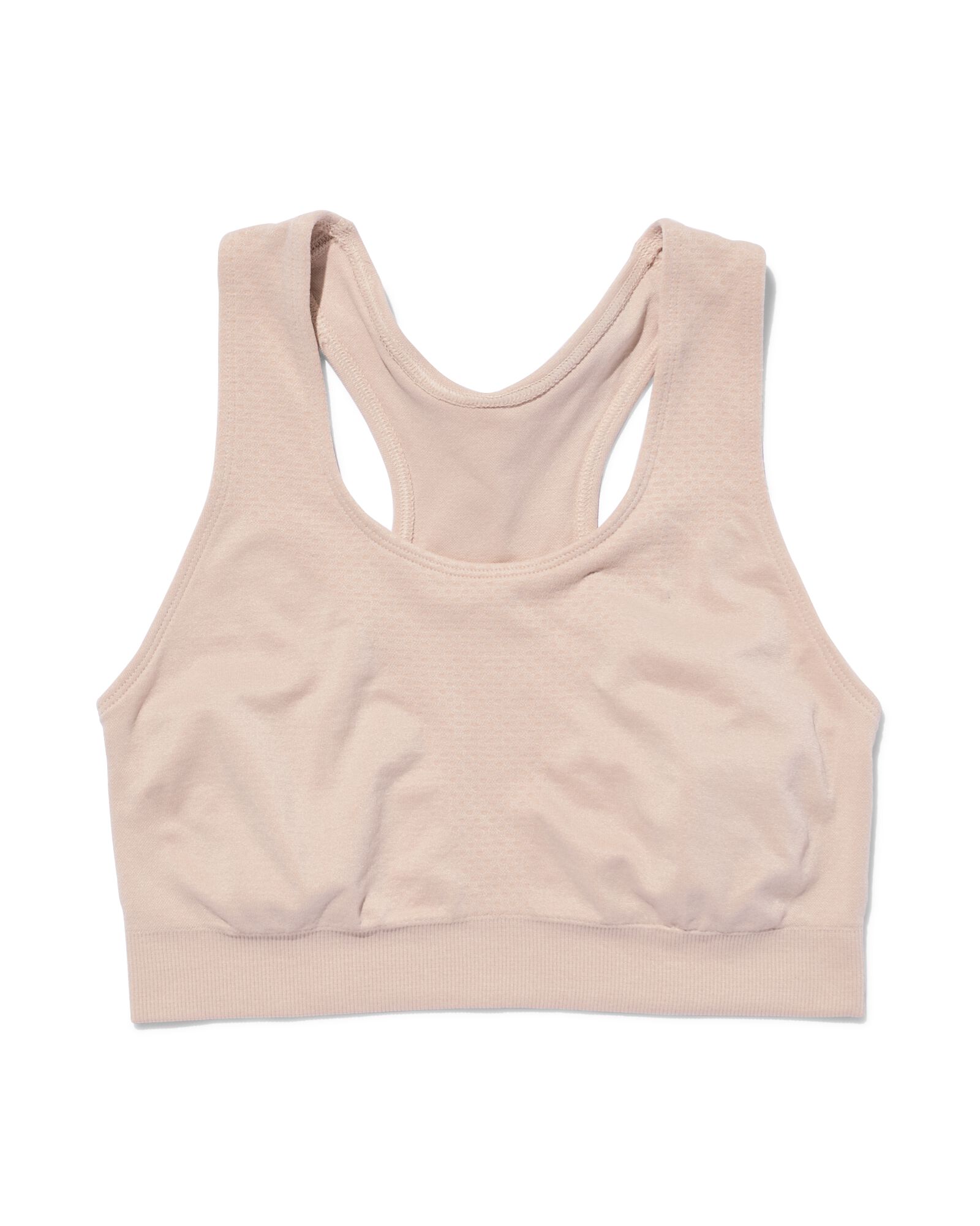 haut de sport sans couture &agrave; soutien moyen  cr&egrave;me - 21790100CREAM - HEMA