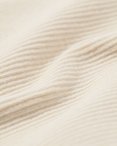 top femme Clara c&ocirc;tel&eacute; blanc cass&eacute; blanc cass&eacute; - 36364770OFFWHITE - HEMA