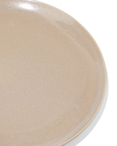 Speiseteller Ø 26,4 cm, Monaco, reaktive Glasur, hellbraun - 9650190 - HEMA