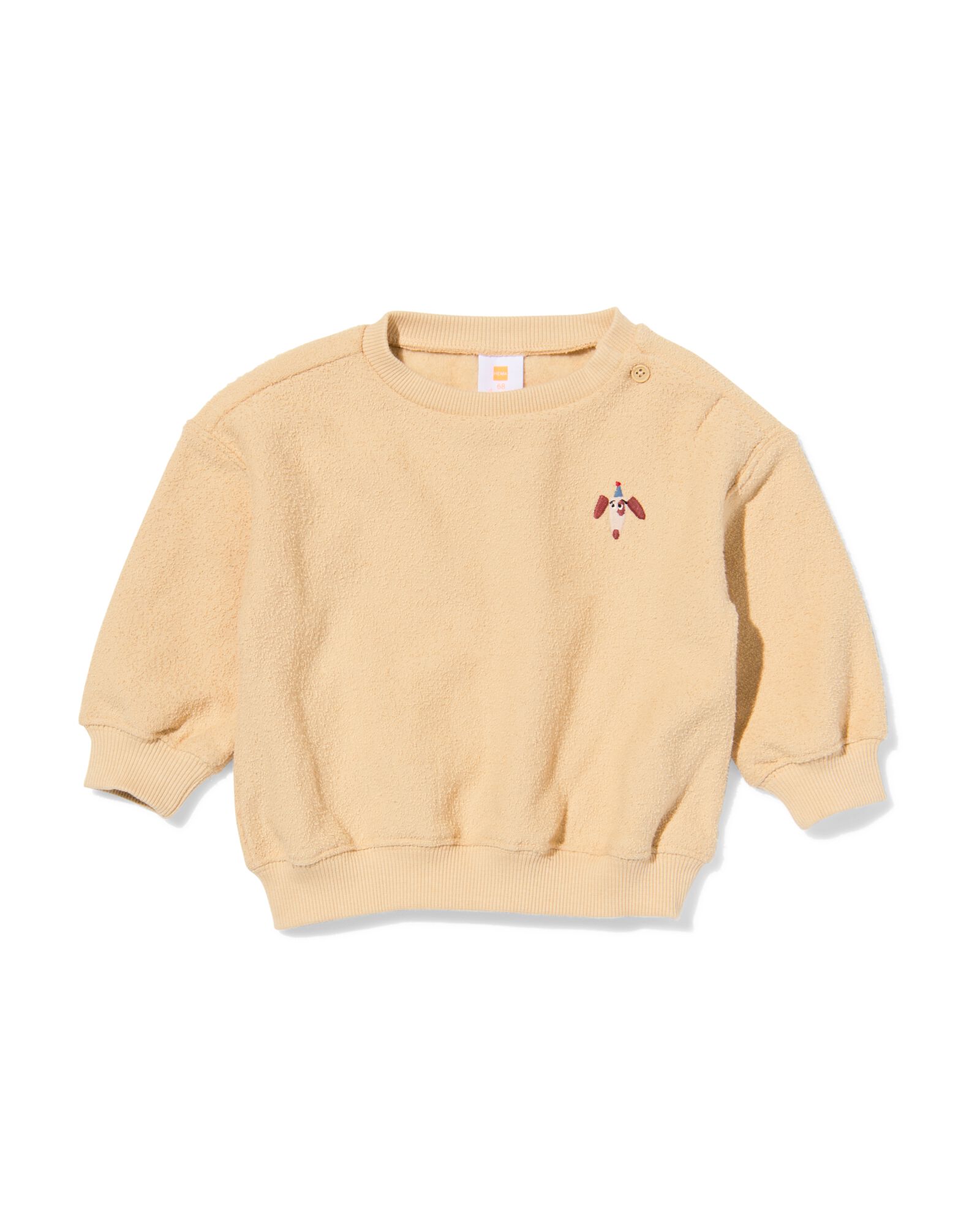 babysweater hond zand zand - 33163370SAND - HEMA