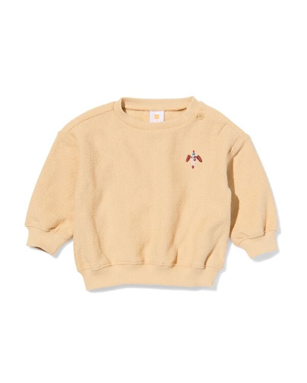 babysweater hond zand zand - 33163370SAND - HEMA