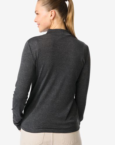 Damenshirt Lora  dunkelgrau dunkelgrau - 36204330DARKGREY - HEMA