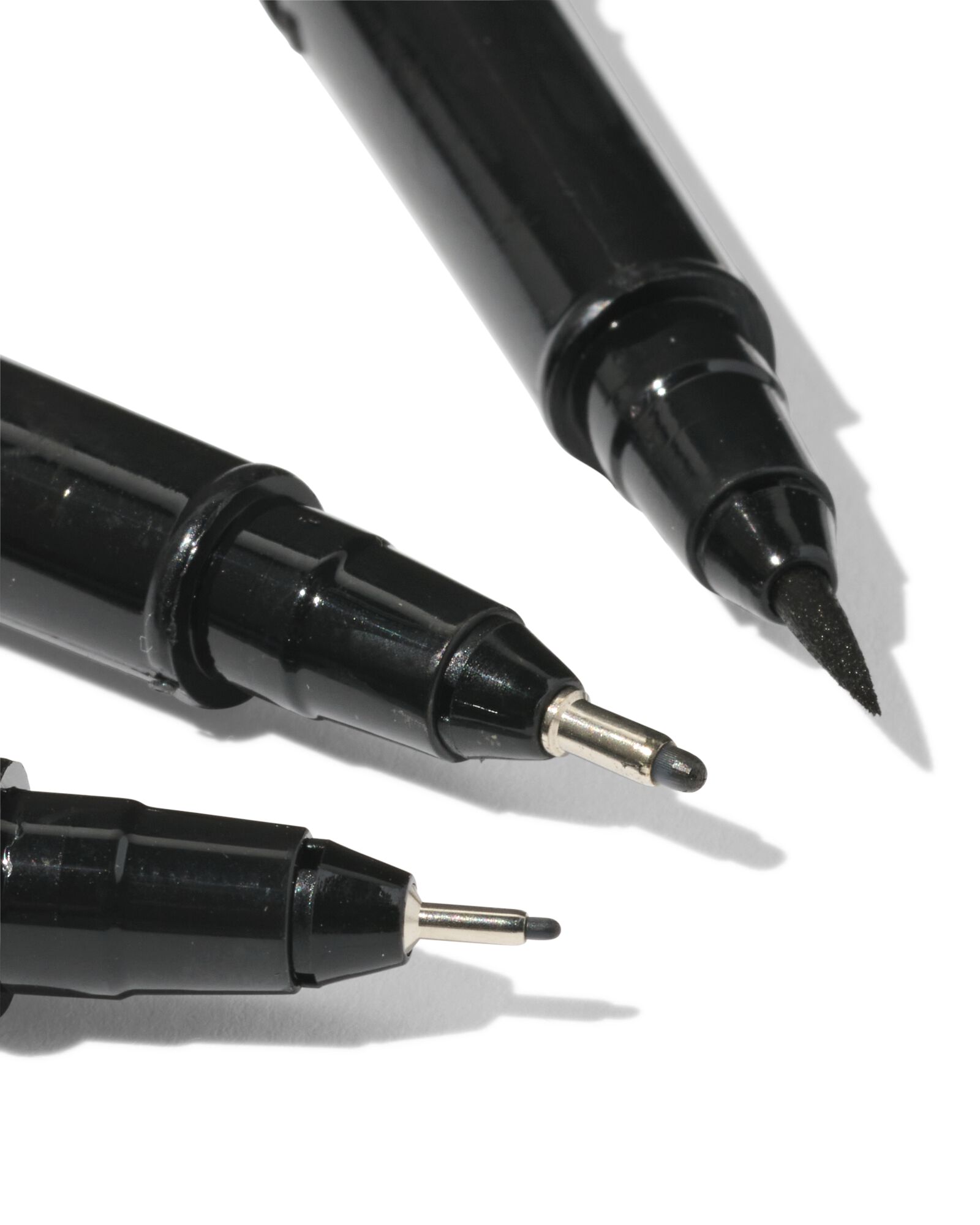 brushpen en fijnschrijvers - 3 stuks - 14470063 - HEMA